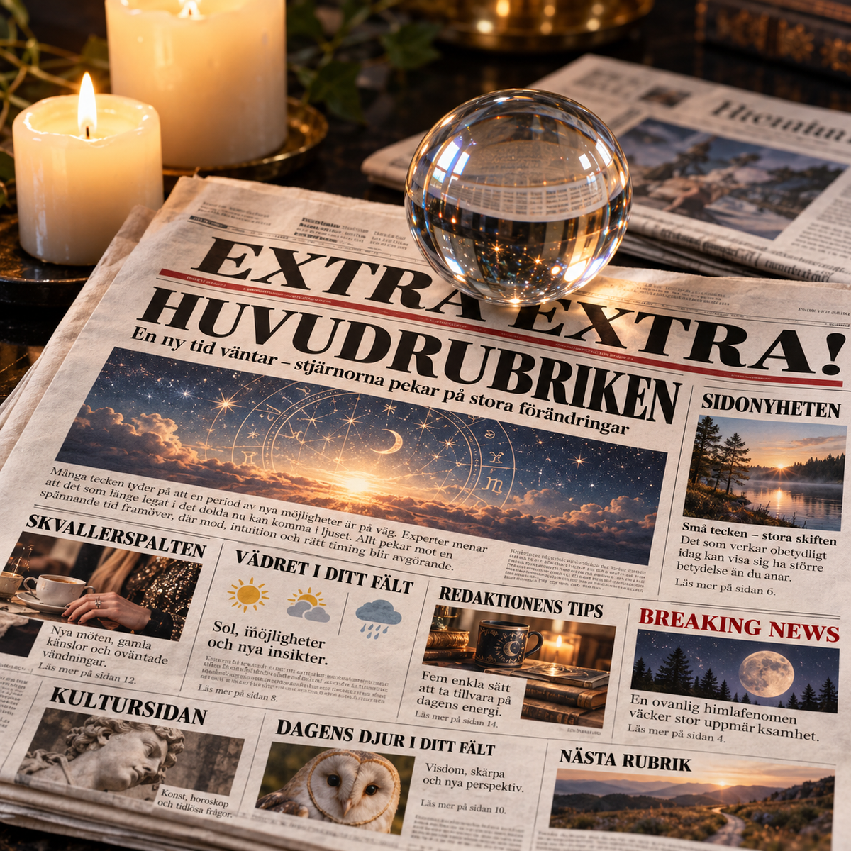 🗞️ Dagens löpsedel från ditt liv